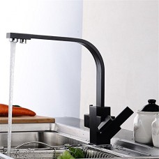 Bathroom Sink Faucet LYTOR Solid BrassHot and Cold Water Tall Mixer Tap Kitchen Sink Tap360° Sink Faucet with Rotating Spout Basin Mixer Tap Profession - B07F9W3JPT
